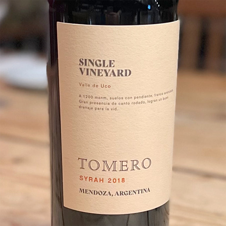Tomero Single Vineyard Syrah